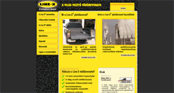 Desktop Screenshot of line-x.hu