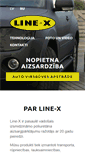 Mobile Screenshot of line-x.lv